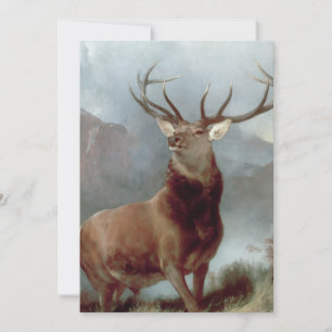 Sir Edwin Landseer Monarch van de Glen, 1851 Bedankkaart