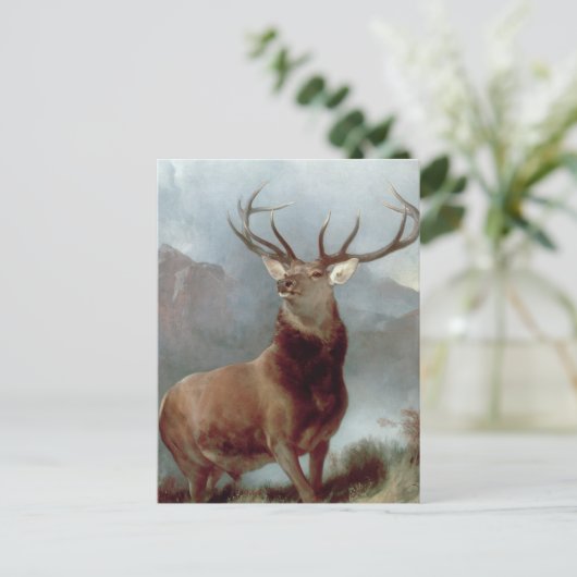 Sir Edwin Landseer | Monarch van de Glen, 1851 Briefkaart (Staand voorkant)