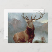 Sir Edwin Landseer | Monarch van de Glen, 1851 Briefkaart (Voorkant / Achterkant)