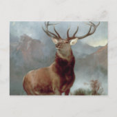 Sir Edwin Landseer | Monarch van de Glen, 1851 Briefkaart (Voorkant)