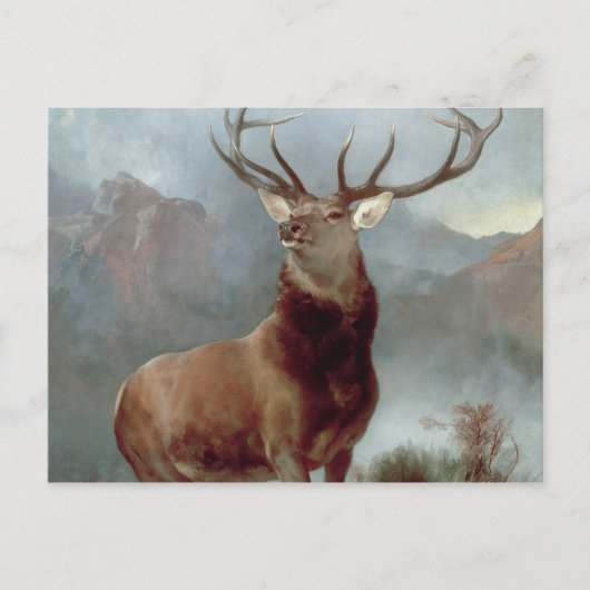 Sir Edwin Landseer | Monarch van de Glen, 1851 Briefkaart (Voorkant)