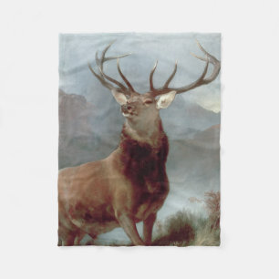 Sir Edwin Landseer Monarch van de Glen, 1851 Fleece Deken