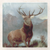 Sir Edwin Landseer | Monarch van de Glen, 1851 Glazen Onderzetter (Voorkant)