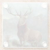 Sir Edwin Landseer | Monarch van de Glen, 1851 Glazen Onderzetter (Achterkant)