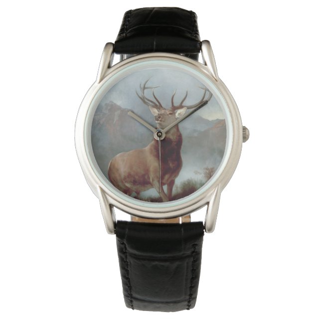 Sir Edwin Landseer | Monarch van de Glen, 1851 Horloge (Voorkant)