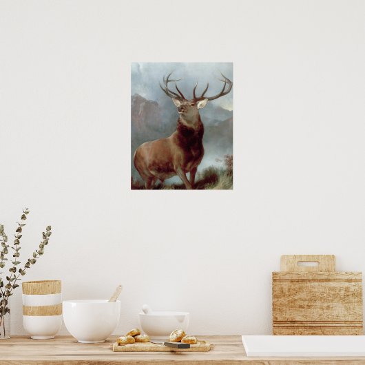 Sir Edwin Landseer | Monarch van de Glen, 1851 Poster (Keuken)
