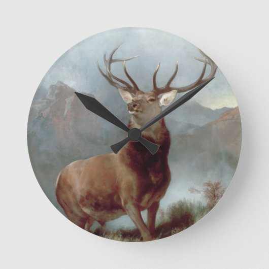 Sir Edwin Landseer | Monarch van de Glen, 1851 Ronde Klok (Voorkant)