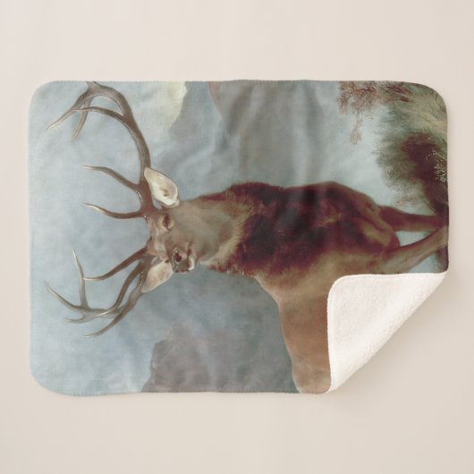 Sir Edwin Landseer | Monarch van de Glen, 1851 Sherpa Deken (Voorkant (horizontaal))