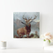 Sir Edwin Landseer | Monarch van de Glen, 1851 Vierkante Klok (Huis)