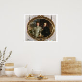 Sir Endymion Porter (1587-1649) en Artiest, c. Poster (Keuken)