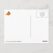 Sir Fishy Mustached Fish Briefkaart (Achterkant)