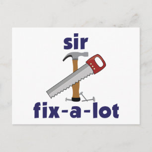 Sir Fix-A-Lot Briefkaart