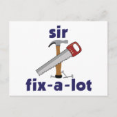 Sir Fix-A-Lot Briefkaart (Voorkant)