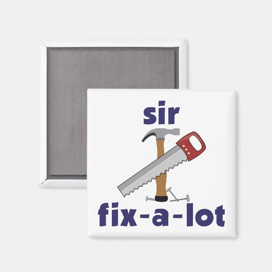 Sir Fix-A-Lot Magneet (Voorkant / Achterkant)