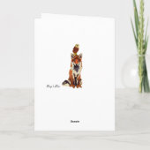 Sir Fox Alot & Owl Verjaardag Kaart (Achterkant)