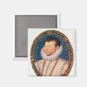 Sir Francis Drake, 1581 Magneet (Voorkant / Achterkant)