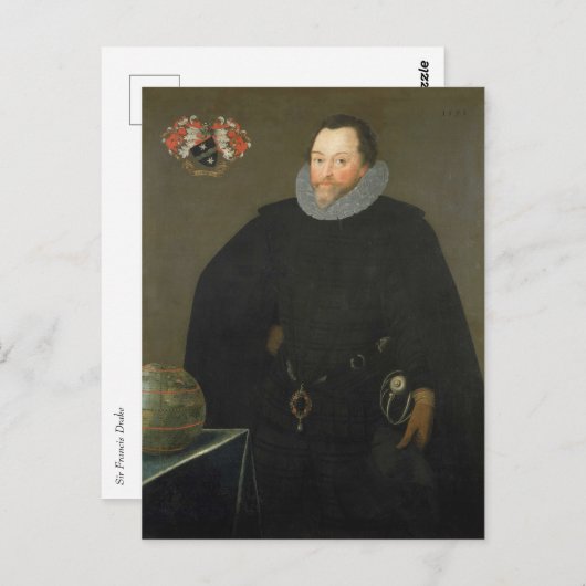 Sir Francis Drake Briefkaart (Voorkant / Achterkant)