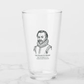 Sir Francis Drake Pint Glass Glas (Voorkant)