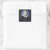 Sir Francis Drake Vierkante Sticker (Tas)
