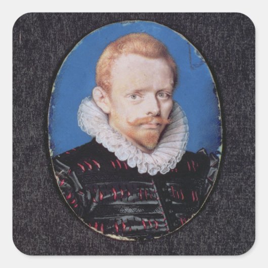 Sir Francis Drake Vierkante Sticker (Voorkant)