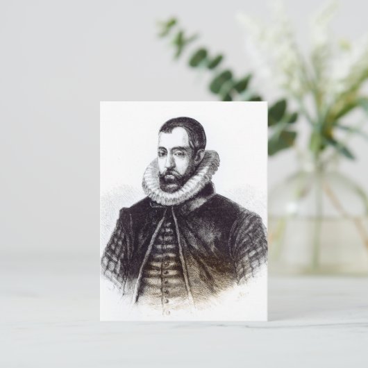 Sir Francis Walsingham Briefkaart (Staand voorkant)