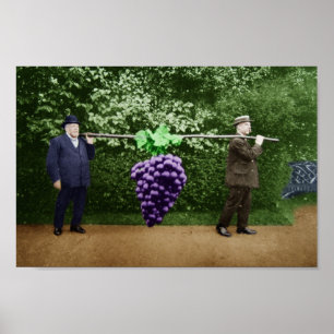 Sir Frank Crisp op het Poster van het friar Park