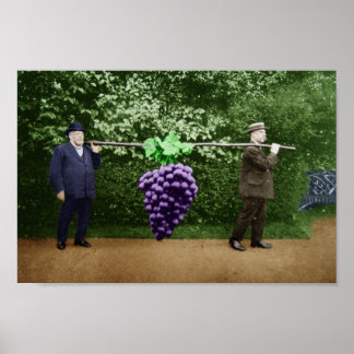 Sir Frank Crisp op het Poster van het friar Park