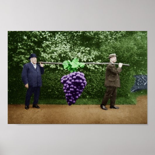 Sir Frank Crisp op het Poster van het friar Park (Voorkant)