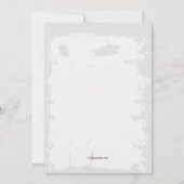 Sir Frederick Dog Uitnodiging (Achterkant)