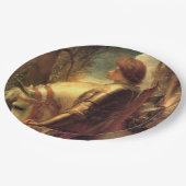 Sir Galahad (Arthurische Ridder van de Ronde Tafel Papieren Bordje (Gekanteld)