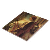 Sir Galahad (Arthurische Ridder van de Ronde Tafel Tegeltje (Zijkant)