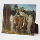 Sir Galahad, c.1894 (olie op canvas) Fotoplaat (Zijkant)