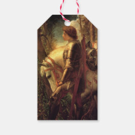 Sir Galahad (door George Frederick Watts) Cadeaulabel