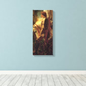 Sir Galahad (door George Frederick Watts) Canvas Afdruk (Insitu (Houten vloer))