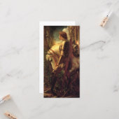 Sir Galahad (door George Frederick Watts) Kaart (Voorkant / Achterkant in situ)