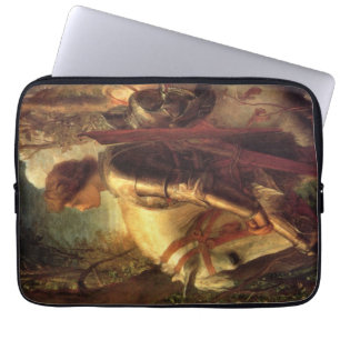 Sir Galahad (door George Frederick Watts) Laptop Sleeve