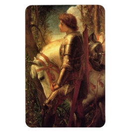 Sir Galahad (door George Frederick Watts) Magneet