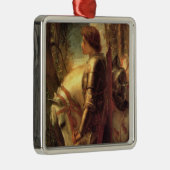Sir Galahad (door George Frederick Watts) Metalen Ornament (Rechts)