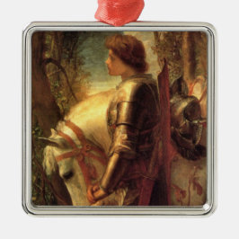 Sir Galahad (door George Frederick Watts) Metalen Ornament