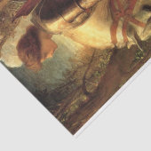 Sir Galahad (door George Frederick Watts) Tissuepapier (Detail)