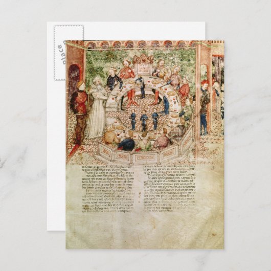 Sir Galahad is blij met de rondetafelconferentie Briefkaart (Voorkant / Achterkant)