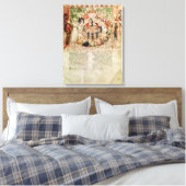 Sir Galahad is blij met de rondetafelconferentie Canvas Afdruk (Insitu (Slaapkamer))