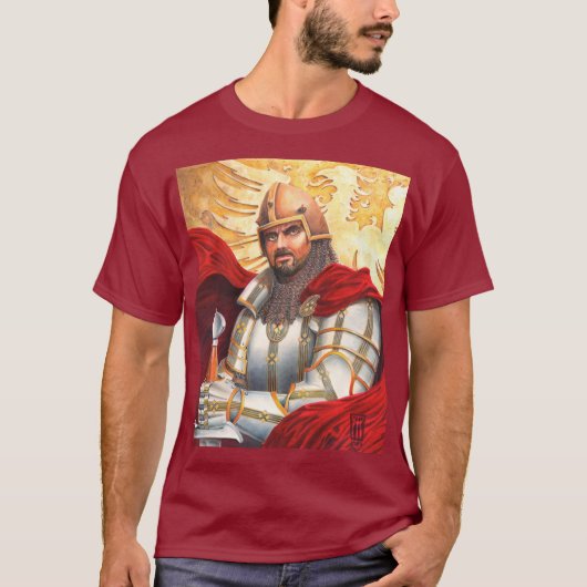 Sir Gawain van Camelot T-shirt (Voorkant)