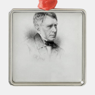 Sir George Biddell Airy, gegraveerd door C.H. Jeen Metalen Ornament