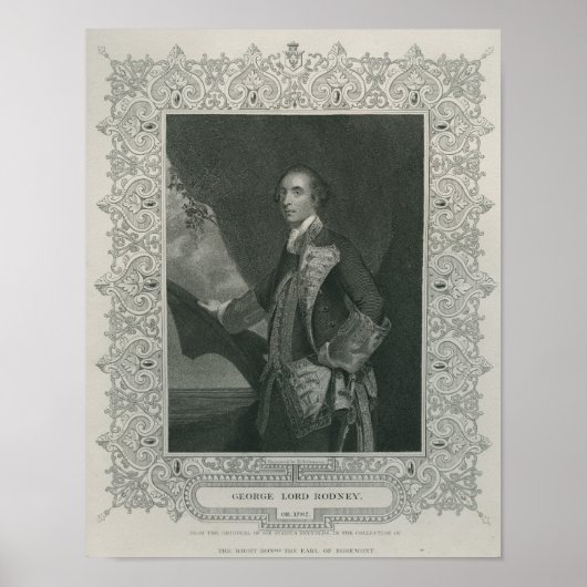 Sir George Brydges Rodney Poster (Voorkant)