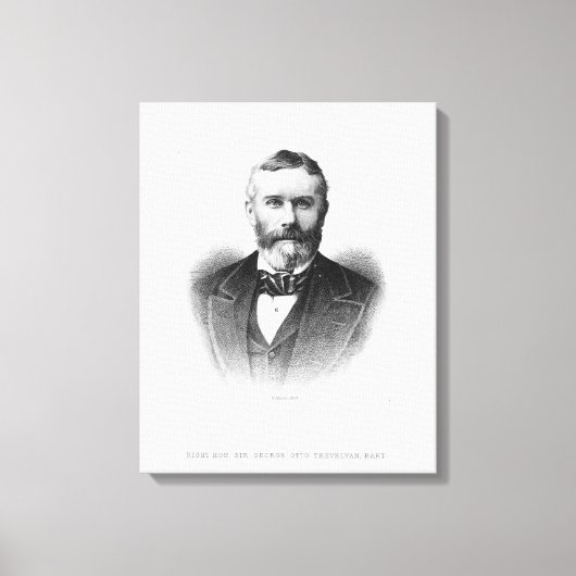 Sir George Otto Trevelyan Canvas Afdruk (Voorkant)