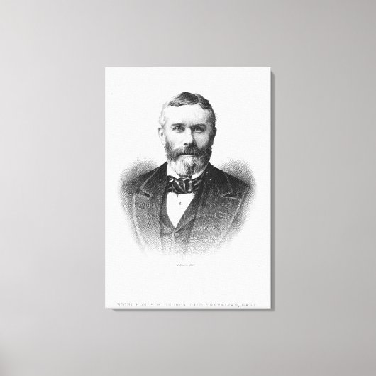 Sir George Otto Trevelyan Canvas Afdruk (Voorkant)