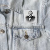 Sir George Otto Trevelyan Vierkante Button 5,1 Cm (In situ)