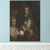 Sir Henry Capel (1638–1696) Canvas Afdruk (Insitu (Houten vloer))