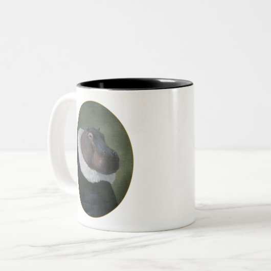 Sir Hippo Portrait Mok (Voorkant links)